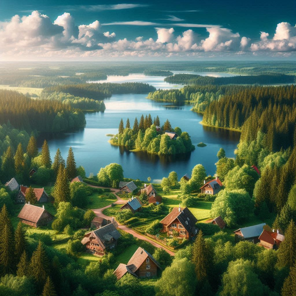 Estonie, pays balte aux paysages variés entre forêts, lacs et littoral de la mer Baltique